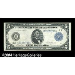 Fr. 855a $5 1914 Federal Reserve Note About New.The onl Fr. 855a $5 1914 Federal Reserve Note About 