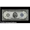 Image 1 : Fr. 855c $5 1914 Federal Reserve Note Very Choice New. Fr. 855c $5 1914 Federal Reserve Note Very Ch