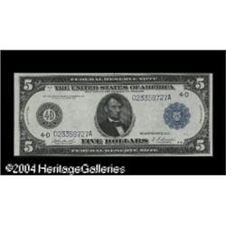 Fr. 858 $5 1914 Federal Reserve Note Choice New. We Fr. 858 $5 1914 Federal Reserve Note Choice New.