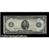Image 1 : Fr. 867a* $5 1914 Federal Reserve Note Fine-VF. This ni Fr. 867a $5 1914 Federal Reserve Star Note F