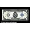 Image 1 : Fr. 871c $5 1914 Federal Reserve Note Very Choice Cris Fr. 871c $5 1914 Federal Reserve Note Very Ch