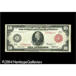Fr. 894b $10 1914 Red Seal Federal Reserve Very Good. H Fr. 894b $10 1914 Red Seal Federal Reserve N
