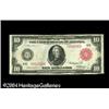 Image 1 : Fr. 895b $10 1914 Red Seal Federal Reserve Note Fine. O Fr. 895b $10 1914 Red Seal Federal Reserve N