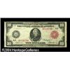 Image 1 : Fr. 895b $10 1914 Red Seal Federal Reserve Note Fine. O Fr. 895b $10 1914 Red Seal Federal Reserve N