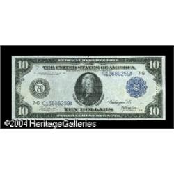 Fr. 928 $10 1914 Federal Reserve Note Choice New. Broad Fr. 928 $10 1914 Federal Reserve Note Gem Ne