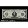 Image 1 : Fr. 944 $10 1914 Federal Reserve Note Extremely Fine. Fr. 944 $10 1914 Federal Reserve Note Extremel