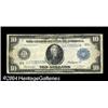 Image 1 : Fr. 950 $10 1914 Federal Reserve Note Very Good. A soli Fr. 950 $10 1914 Federal Reserve Note Fine.