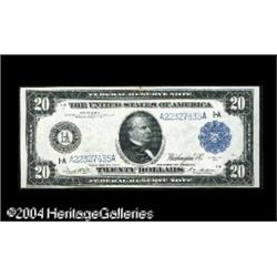 Fr. 967 $20 1914 Federal Reserve Note Extremely Fine. Fr. 967 $20 1914 Federal Reserve Note Extremel