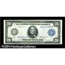 Fr. 971a $20 1914 Federal Reserve Note Star Gem New. Fr. 971a $20 1914 Federal Reserve Note Star Gem