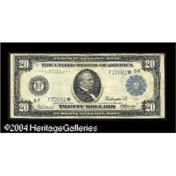 Fr. 984 $20 1914 Federal Reserve Star Note Fine. One of Fr. 984 $20 1914 Federal Reserve Star Note F