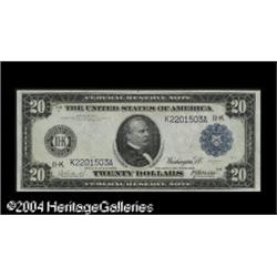 Fr. 1004 $20 1914 Federal Reserve Note Choice New. Thi Fr. 1004 $20 1914 Federal Reserve Note Choice