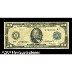 Fr. 1029 $50 1914 Federal Reserve Note Choice New. This Fr. 1029 $50 1914 Federal Reserve Note Fine.