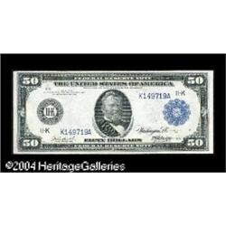 Fr. 1064 $50 1914 Federal Reserve Note Very Fine-Extrem Fr. 1064 $50 1914 Federal Reserve Note Choic