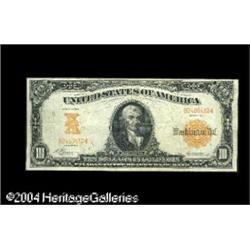 Fr. 1168 $10 1907 Gold Certificate Very Fine. Prett Fr. 1168 $10 1907 Gold Certificate Very Fine.