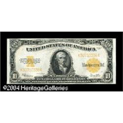 Fr. 1173 $10 1922 Gold Certificate Very Choice New. Wit Fr. 1173 $10 1922 Gold Certificate Very Choi