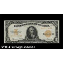 Fr. 1173 $10 1922 Gold Certificate Choice New. A good l Fr. 1173 $10 1922 Gold Certificate Choice Ne