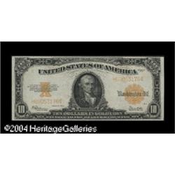 Fr. 1173 $10 1922 Gold Certificate Choice Extremely Fin Fr. 1173 $10 1922 Gold Certificate Choice Ex