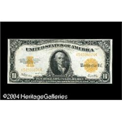 Fr. 1173 $10 1922 Gold Certificate Choice Extremely Fin Fr. 1173 $10 1922 Gold Certificate Choice Ex
