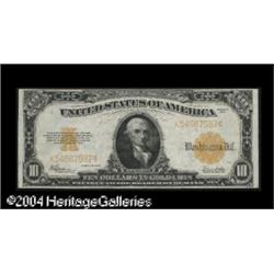 Fr. 1173 $10 1922 Gold Certificate Extremely Fine. Fr. 1173 $10 1922 Gold Certificate Extremely Fine