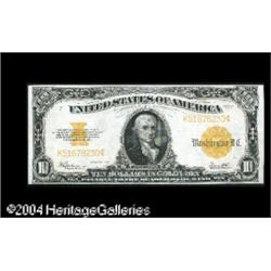 Fr. 1173 $10 1922 Gold Certificate Extremely Fine. Fr. 1173 $10 1922 Gold Certificate Extremely Fine