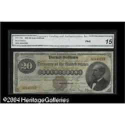 Fr. 1175a $20 1882 Gold Certificate Fine. Only about 30 Fr. 1175a $20 1882 Gold Certificate Fine.