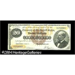 Fr. 1177 $20 1882 Gold Certificate Choice Extremely Fin Fr. 1177 $20 1882 Gold Certificate Choice Ex