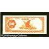 Image 2 : Fr. 1178 $20 1882 Gold Certificate Superb Gem New. This Fr. 1178 $20 1882 Gold Certificate Superb Ge