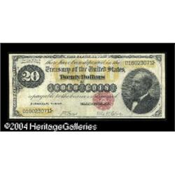 Fr. 1178 $20 1882 Gold Certificate Very Good. Well marg Fr. 1178 $20 1882 Gold Certificate Choice Ve