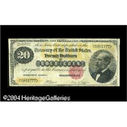 Fr. 1178 $20 1882 Gold Certificate Fine. Well circulate Fr. 1178 $20 1882 Gold Certificate Fine.