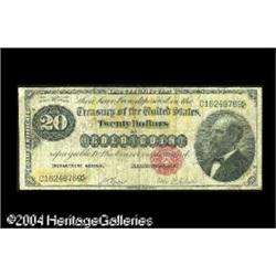 Fr. 1178 $20 1882 Gold Certificate Very Good. A very ni Fr. 1178 $20 1882 Gold Certificate Very Good