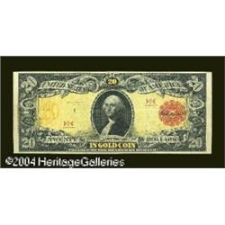 Fr. 1179 $20 1905 Gold Certificate Extremely Fine. This Fr. 1179 $20 1905 Gold Certificate Extremely
