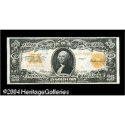 Fr. 1187 $20 1922 Gold Certificate Gem New. Broadly mar Fr. 1187 $20 1922 Gold Certificate Gem New.