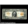 Image 1 : Fr. 1187 $20 1922 Serial Number One Gold Certificate Ch Fr. 1187 $20 1922 Serial Number One Gold Cer