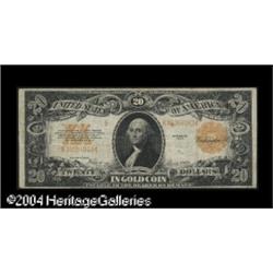 Fr. 1187 $20 1922 Gold Certificate Very Fine. This Twen Fr. 1187 $20 1922 Gold Certificate Very Fine