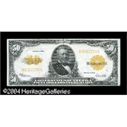 Fr. 1200 $50 1922 Gold Certificate Very Fine-Extremely Fr. 1200 $50 1922 Gold Certificate Very Fine-
