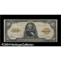 Fr. 1200 $50 1922 Gold Certificate Very Fine. A problem Fr. 1200 $50 1922 Gold Certificate Very Fine