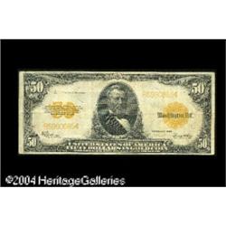 Fr. 1200 $50 1922 Gold Certificate Fine. Unmolested Fr. 1200 $50 1922 Gold Certificate Fine.