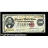 Image 1 : Fr. 1214 $100 1882 Gold Certificate Fine. A solid examp Fr. 1214 $100 1882 Gold Certificate Extremel
