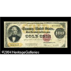 Fr. 1215 $100 1922 Gold Certificate Very Fine. An other Fr. 1215 $100 1922 Gold Certificate Very Fin