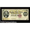 Image 1 : Fr. 1215 $100 1922 Gold Certificate Very Fine. An other Fr. 1215 $100 1922 Gold Certificate Very Fin