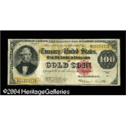 Fr. 1215 $100 1922 Gold Certificate Very Fine. An other Fr. 1215 $100 1922 Gold Certificate Very Fin