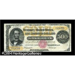 Fr. 1216b $500 1882 Gold Certificate About Extremely Fi Fr. 1216b $500 1882 Gold Certificate Very Fi