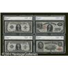 Image 1 : A Quartette of CGC Certified Notes. Fr. 36 $1 1917 Lega A Quartette of CGC Certified Notes.