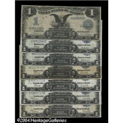 Seven Black Eagles. Fr. 226 Fine, Fr. 230 Very Fine, Fr Seven Black Eagles.