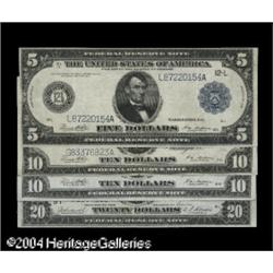 Forty-Five Dollars in Feds. Fr. 891b Very Fine, Fr. 931 Forty-Five Dollars in Feds.