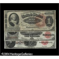 Three Nice Notes. Fr. 60 Very Fine, Fr. 91 Extremely Fi Three Nice Notes.