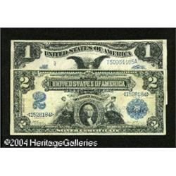 Two Different 1899 Silver Certificate Denominations Fr. Two Different 1899 Silver Certificate Denomi