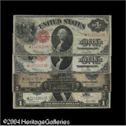 Four Star Notes. Fr. 39 (two) Fine and Very Fine, Fr. 2 Four Star Notes.