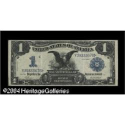 Three Different Large Size Types Fr. 229 $1 1899 Silver Three Different Large Size Types.