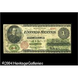 A Pair of Early $1 Large Size Legal Tender Notes Fr. 17 A Pair of Early $1 Large Size Legal Tender N